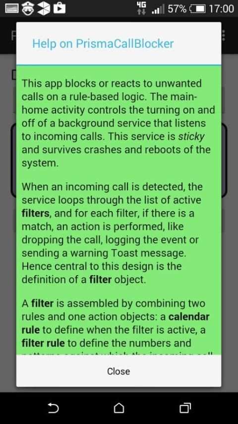 Pattern Call Blocker स्क्रीनशॉट 4