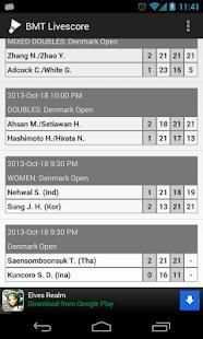 BMT Livescore screenshot 1