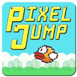 Pixel Jump: Flying Bird! Old school game! PLAY NOW