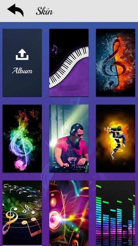 My Photo Music Player - Picture behind player स्क्रीनशॉट 4