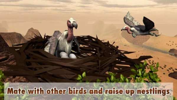 Vulture Simulator 3D - Scavenger Bird Hunting Sim स्क्रीनशॉट 1