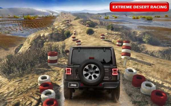 White Desert Offroad Racing Game : Snow Desert स्क्रीनशॉट 7