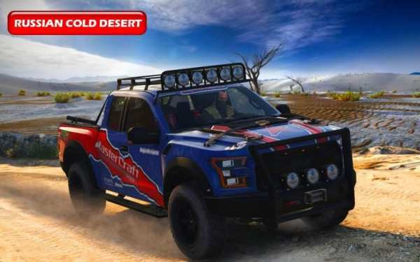 White Desert Offroad Racing Game : Snow Desert स्क्रीनशॉट 6