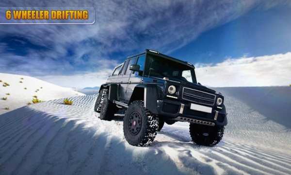 White Desert Offroad Racing Game : Snow Desert स्क्रीनशॉट 3