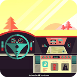 Driving school icon