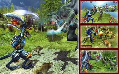 Angry Lizardman Simulator - Animal Fighting Games स्क्रीनशॉट 3