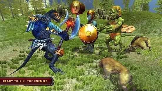 Angry Lizardman Simulator - Animal Fighting Games स्क्रीनशॉट 19