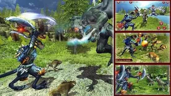 Angry Lizardman Simulator - Animal Fighting Games स्क्रीनशॉट 14
