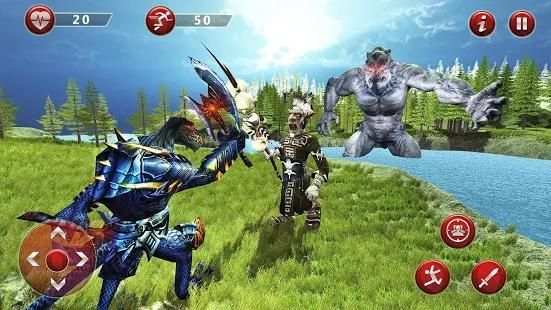 Angry Lizardman Simulator - Animal Fighting Games स्क्रीनशॉट 12