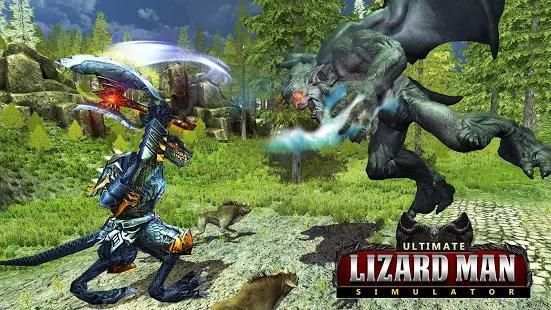 Angry Lizardman Simulator - Animal Fighting Games स्क्रीनशॉट 15