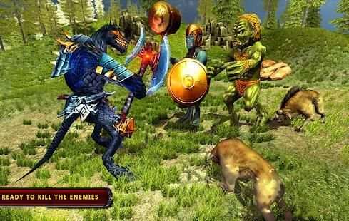 Angry Lizardman Simulator - Animal Fighting Games स्क्रीनशॉट 9