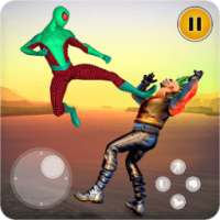 Superhero Kung Fu Fighting Street Crime City Sim logo