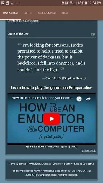 Emuparadise screenshot 1