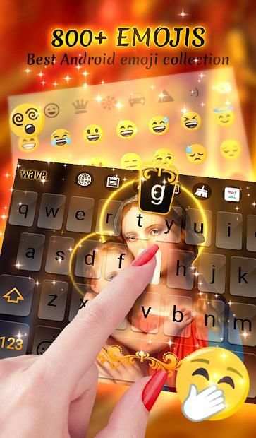 Holy Mary Animated Keyboard + Live Wallpaper screenshot 3