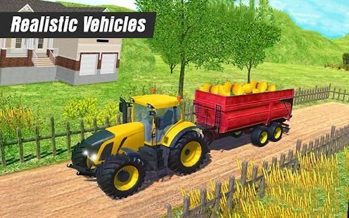 Farming Simulator: Cargo Transport Tractor Driving स्क्रीनशॉट 3