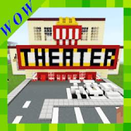 New Town Lego School. Map for MCPE 40.0 map