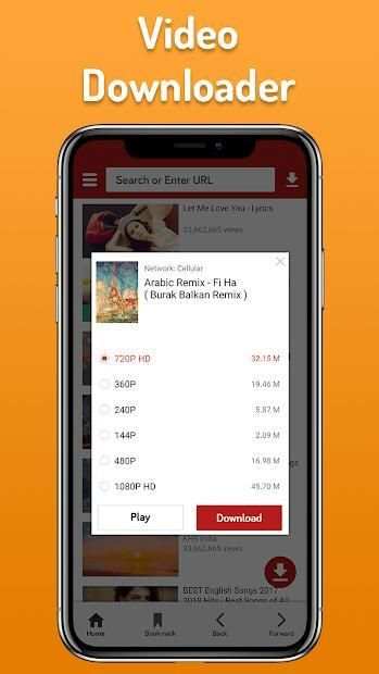 Video Player-HD Video Downloader स्क्रीनशॉट 6