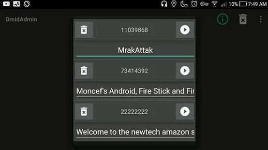 DroidAdmin for Android - Advice स्क्रीनशॉट 1