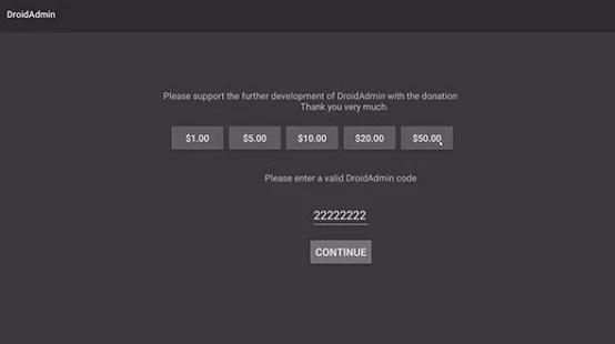 DroidAdmin for Android - Advice screenshot 4