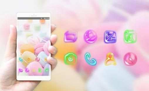 Fresh flash candy theme screenshot 1
