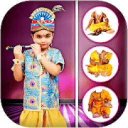ikon Krishna Photo Suit : Janmashtami Special