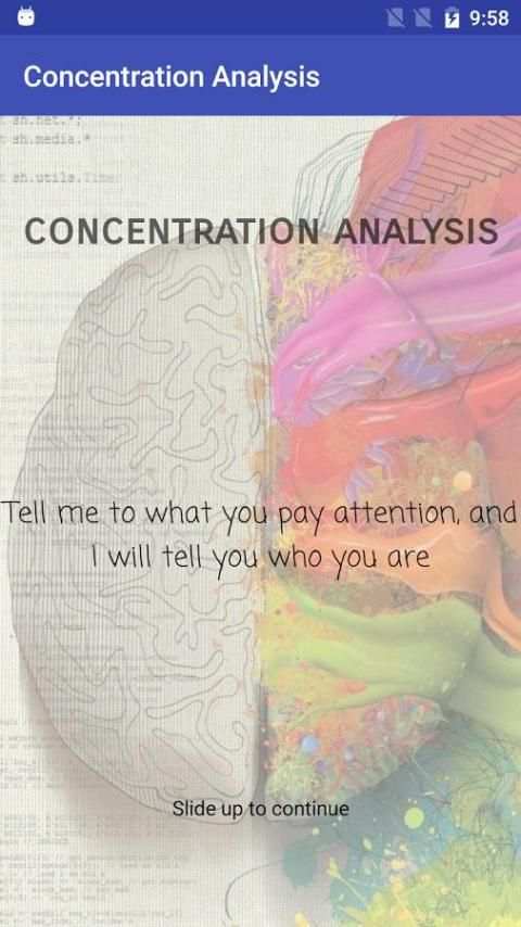 Concentration Analysis screenshot 2