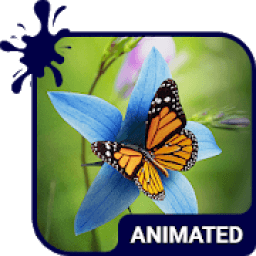 ikon Butterfly Animated Keyboard + Live Wallpaper