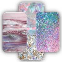 Girly Crystal Glitter Wall on 9Apps