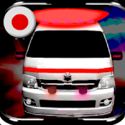 Ambulance Japan Whit Siren And Light icon