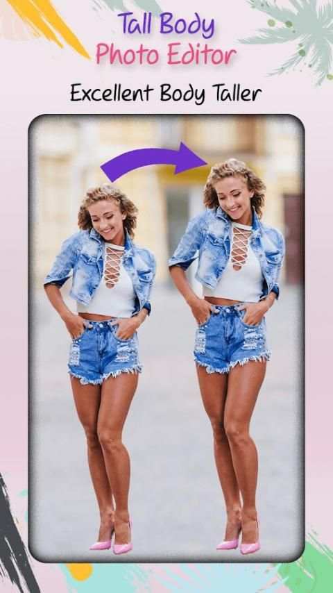 Tall Body Photo Editor screenshot 1