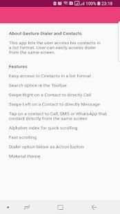 Gesture Dialer & Contacts screenshot 1