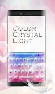 Color Crystal Light Keyboard Theme screenshot 4