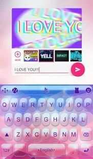 Color Crystal Light Keyboard Theme screenshot 1