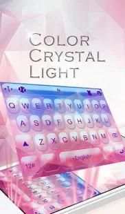 Color Crystal Light Keyboard Theme screenshot 5