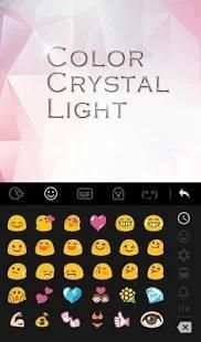 Color Crystal Light Keyboard Theme screenshot 3