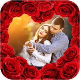 Red Rose Photo Frames आइकन