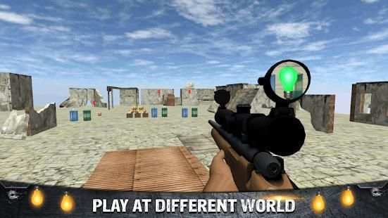 Bulb Shooting Target: Sniper Games screenshot 2