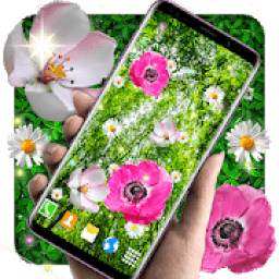 3D Flowers Parallax Live Wallpapers