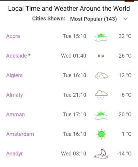 AccurateWeather screenshot 3