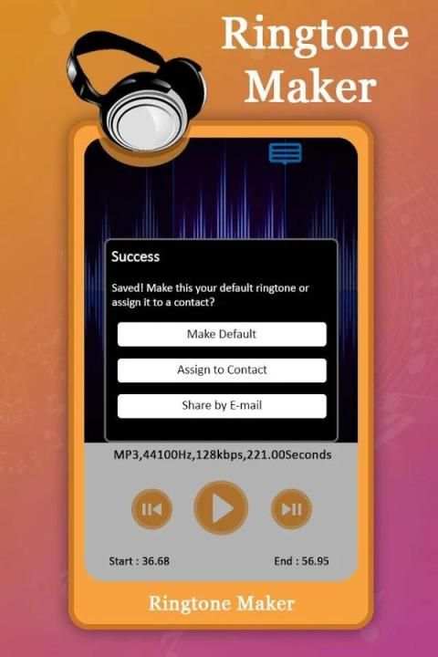 Ringtone Maker : MP3 Cutter screenshot 1