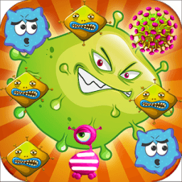 ikon Sweet Germ Crush: Match 3 Game
