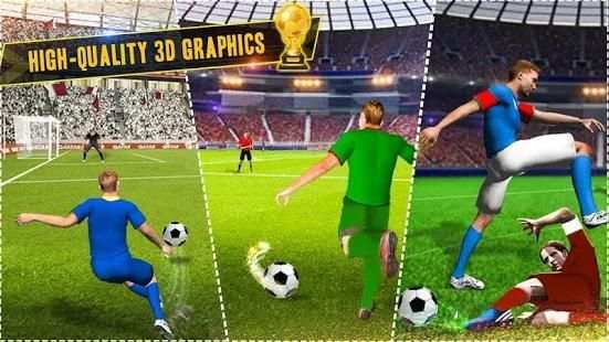 Football Real Hero; American Free Soccer girl Game screenshot 2