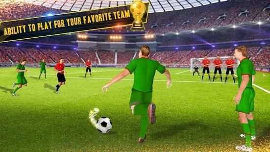 Football Real Hero; American Free Soccer girl Game screenshot 4