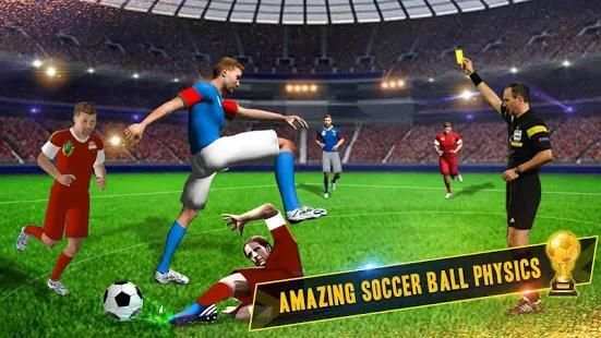 Football Real Hero; American Free Soccer girl Game screenshot 11