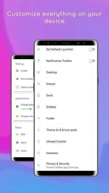 Galaxy Note 9 Launcher screenshot 1