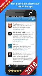 Lite for twitter : twitter Lite 2018 screenshot 4