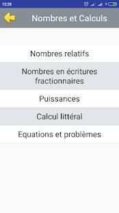 cours de maths 4ème screenshot 5
