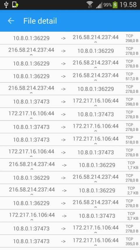 Packet Capture Pro स्क्रीनशॉट 3