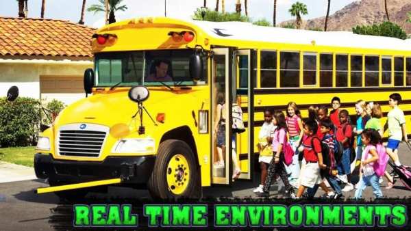 School Bus Driving Simulator 2018-School Bus Games screenshot 4