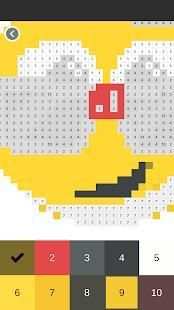 Emoji Color by Number Pixel Art Drawing Book free screenshot 6